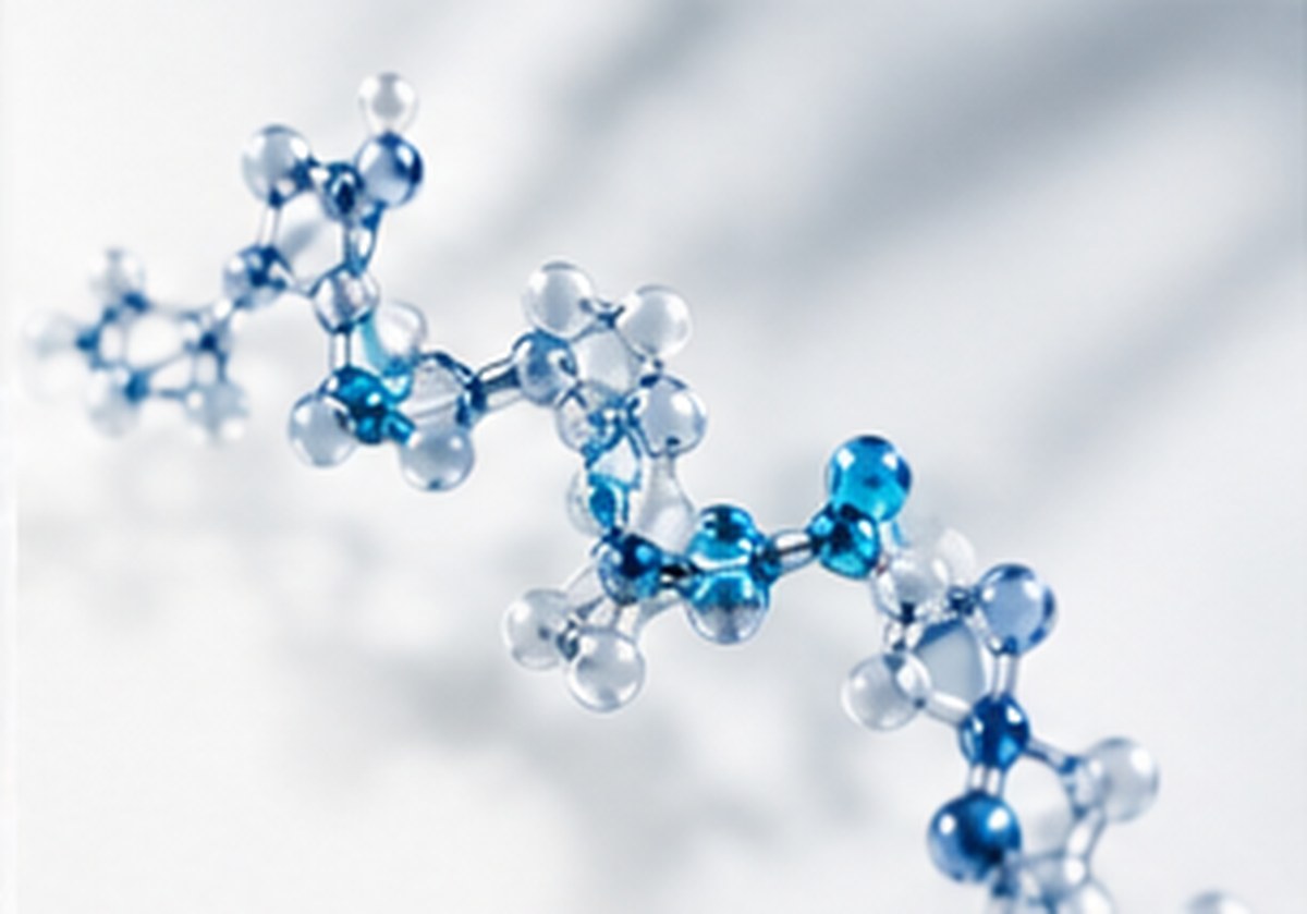 Short peptide chain model representing the KPV tripeptide