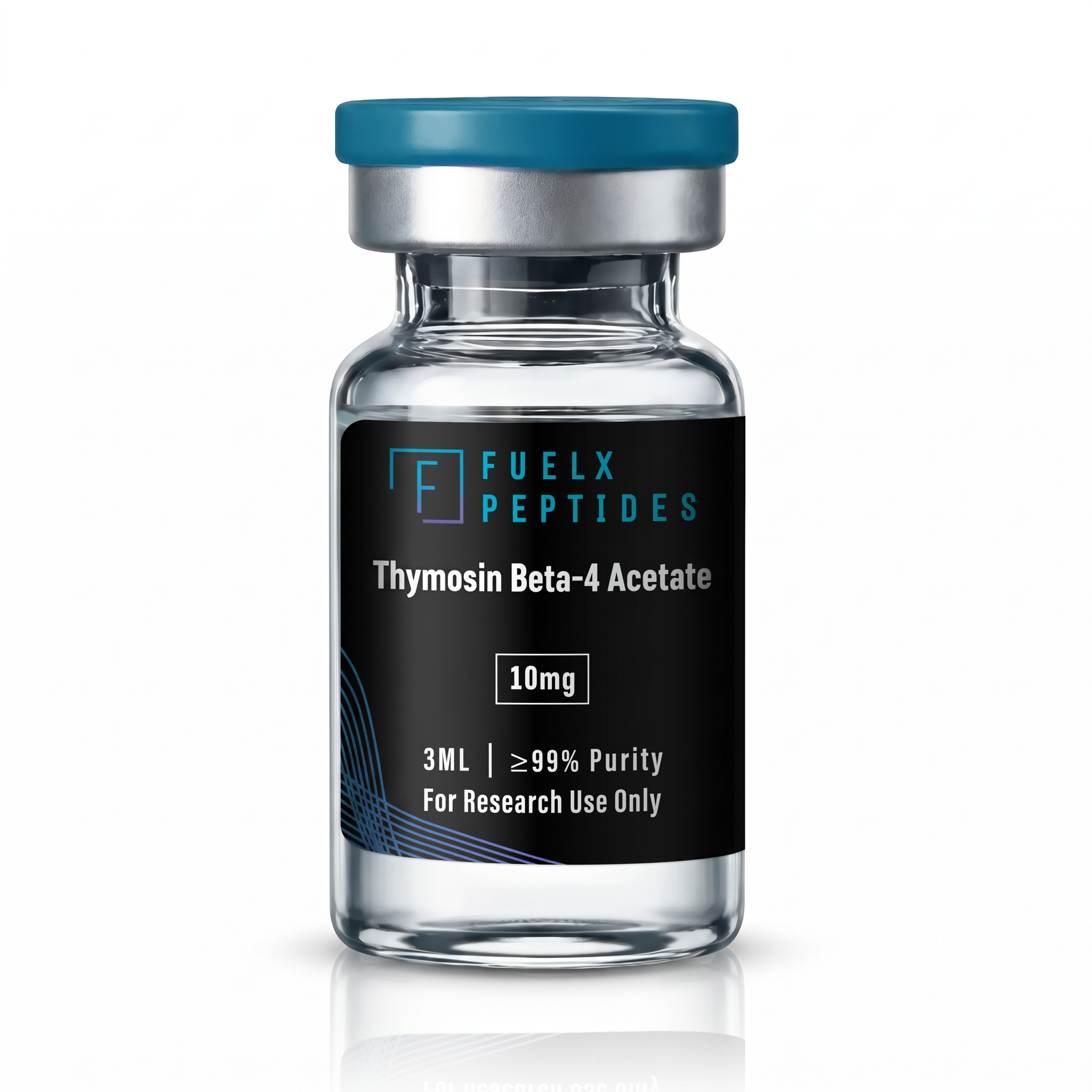 FuelX TB-500 (Thymosin Beta-4) lyophilized research peptide vial